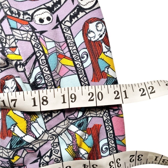 Vibrant A-Line Skirt with Nightmare Before Christmas Print - Picture 7 of 10